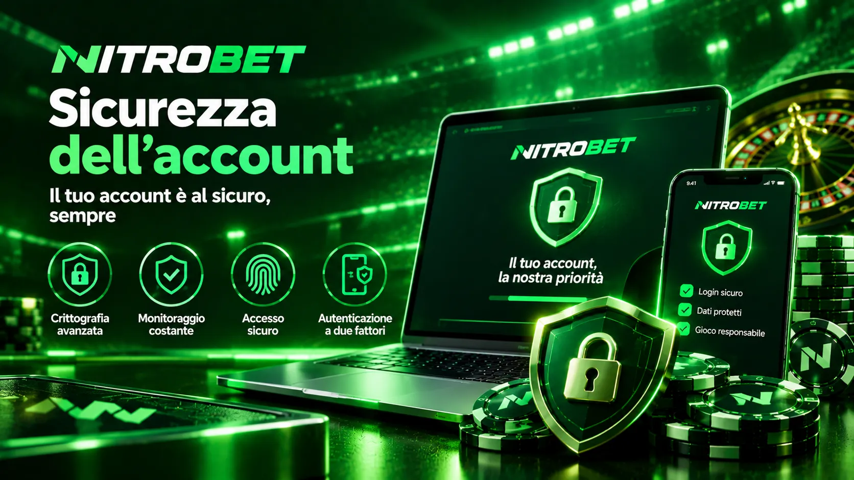Nitrobet Sicurezza dell'account